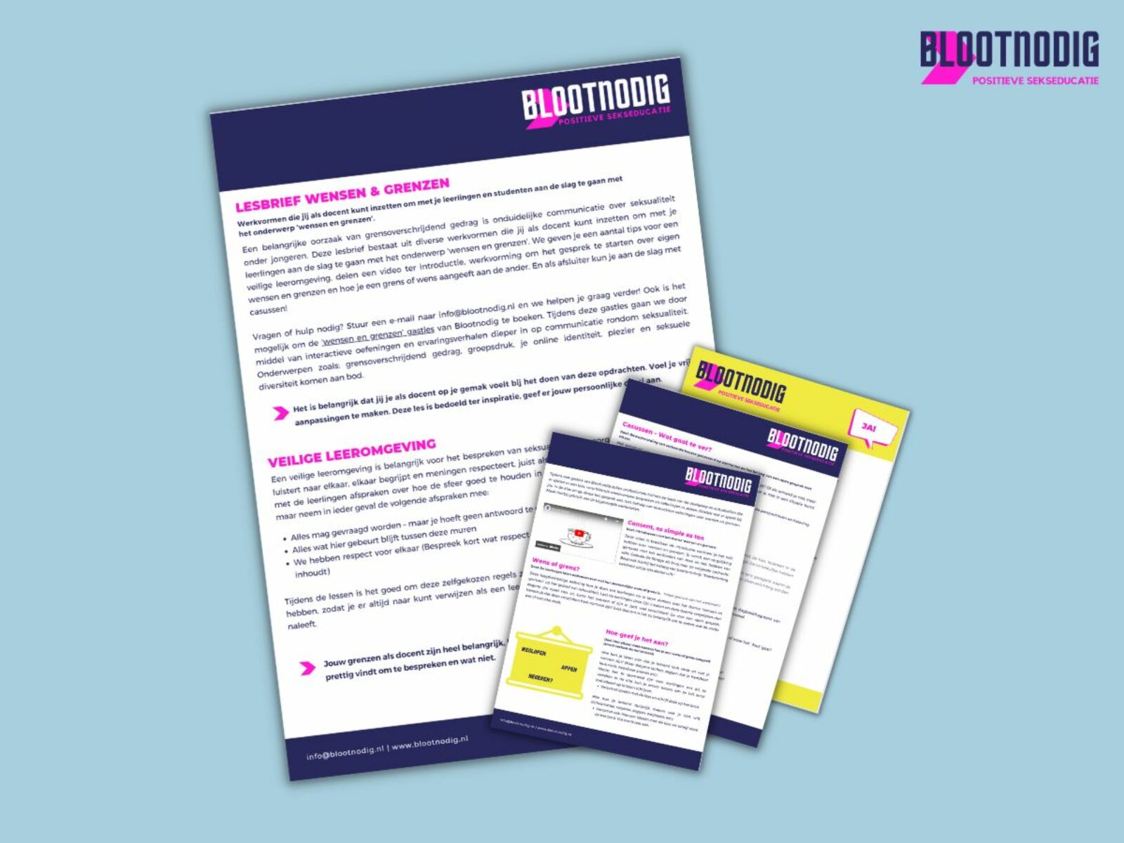 Gratis lesbrief wensen en grenzen